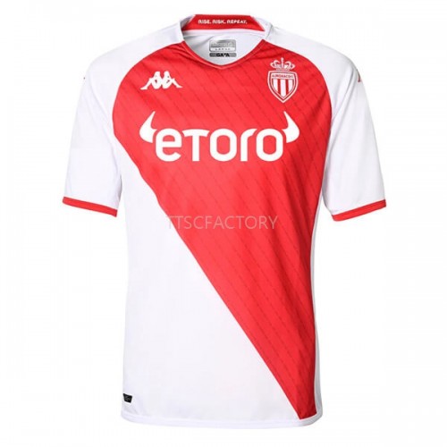 AS Monaco Dres Domaći 2022/2023 Kratkih Rukava AS Monaco Dres Domaći 2022/2023 Kratkih Rukava